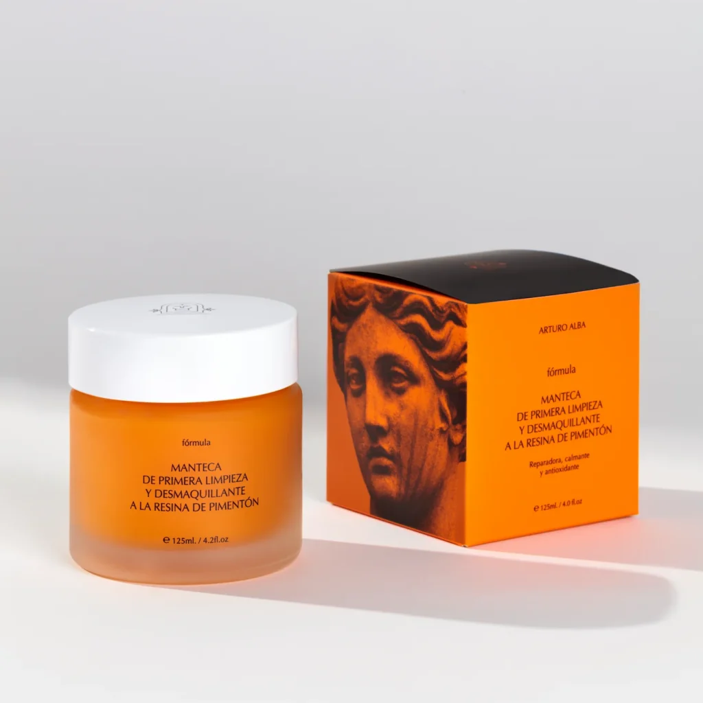 MANTECA DE PRIMERA LIMPIEZA Y DESMAQUILLANTE A LA RESINA DE PIMENTÓN 125ml